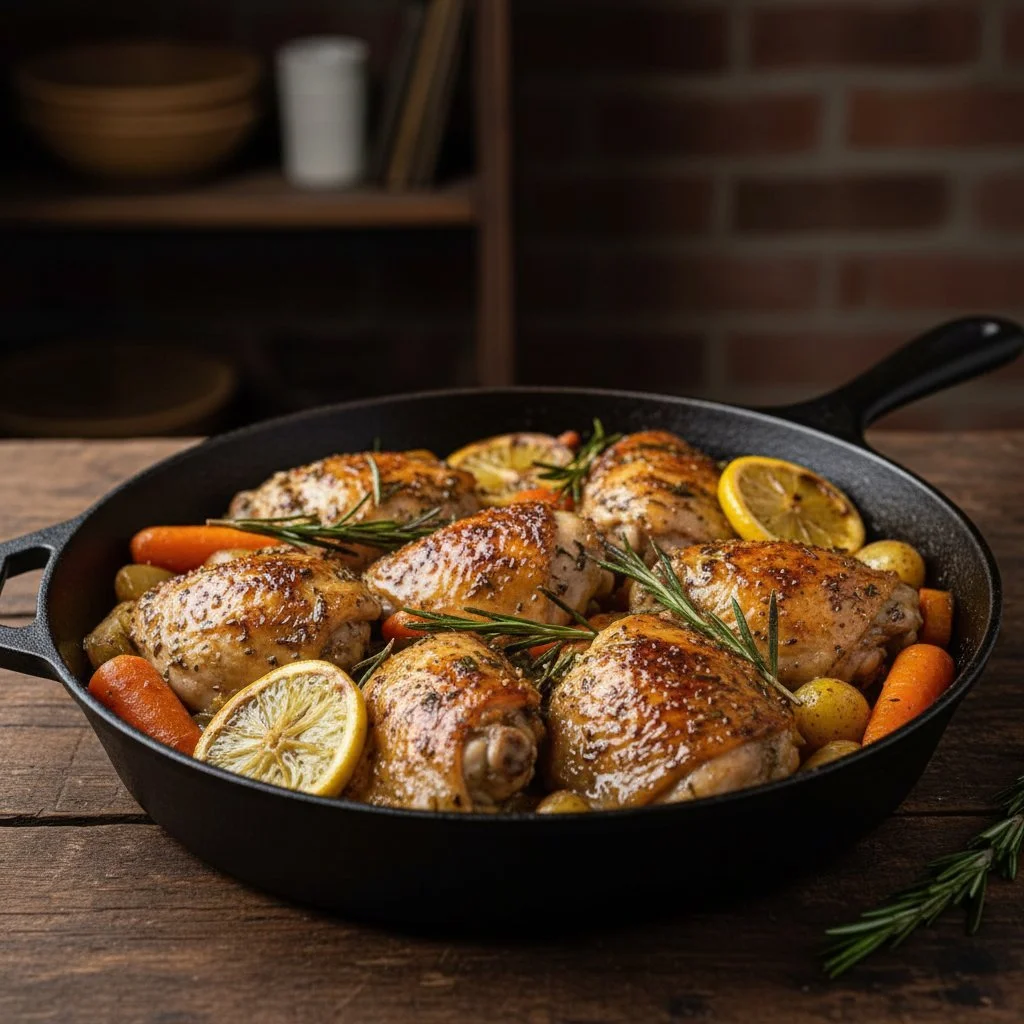 One-Pan Honey Rosemary Chicken