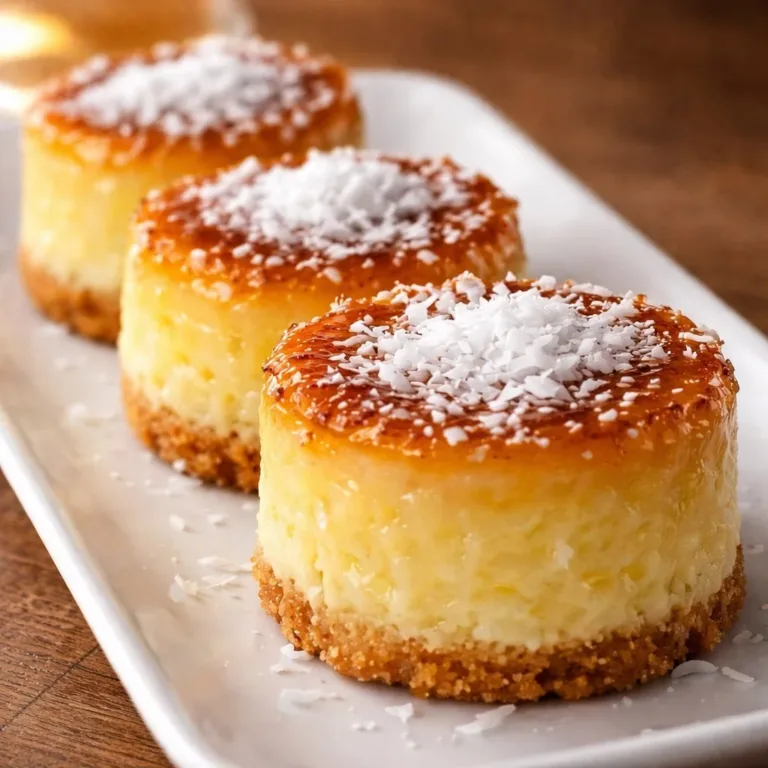 Delicious Pineapple Coconut Cream Cheese Tarts on a decorative plate
