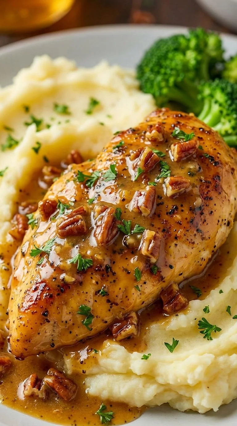 Delicious Texas Roadhouse Smothered Chicken topped with savory ingredients