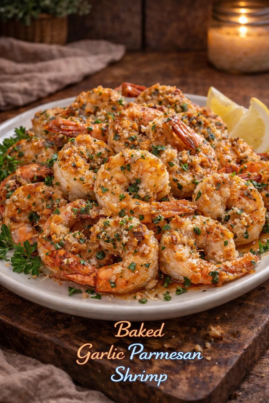 Baked Garlic Parmesan Shrimp