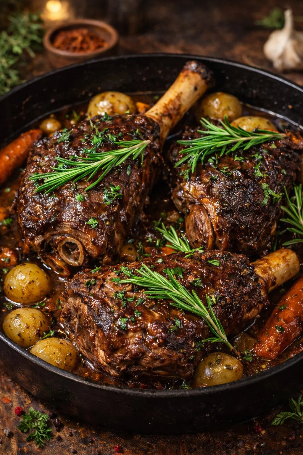 Braised Lamb Shanks