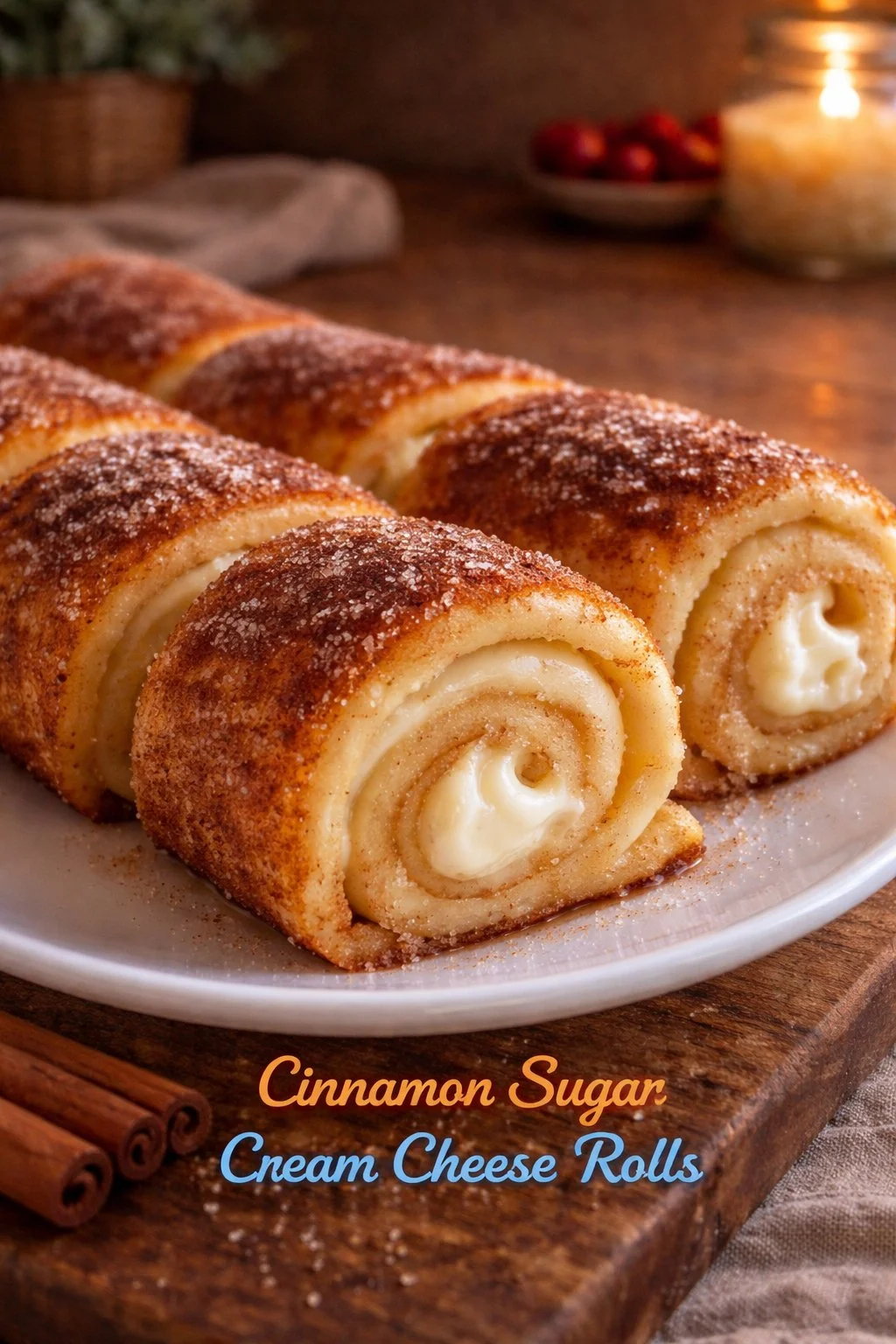 Cinnamon Sugar Cream Cheese Rolls