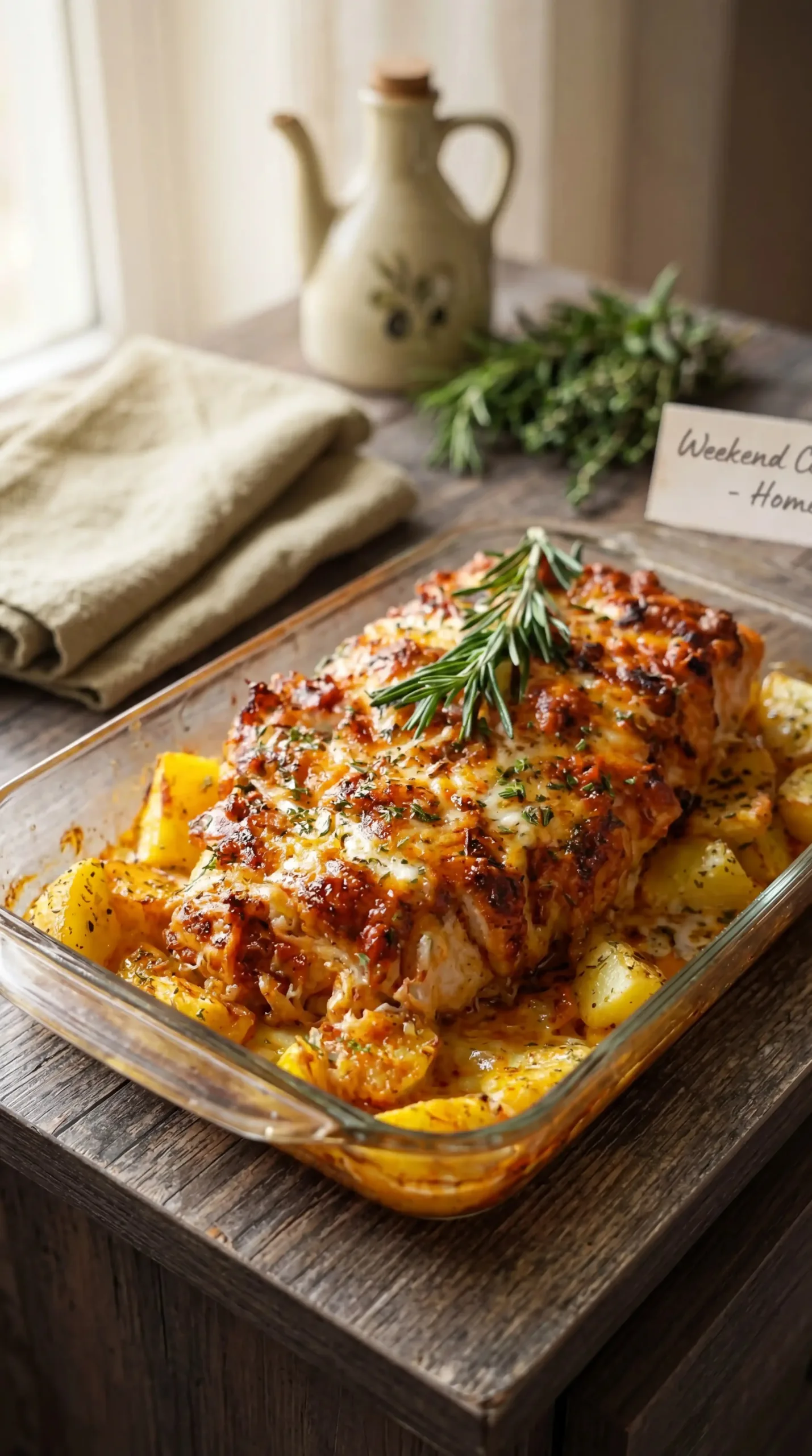 Creamy Chicken with Baked Potatoes 7 Creamy Chicken with Baked Potatoes