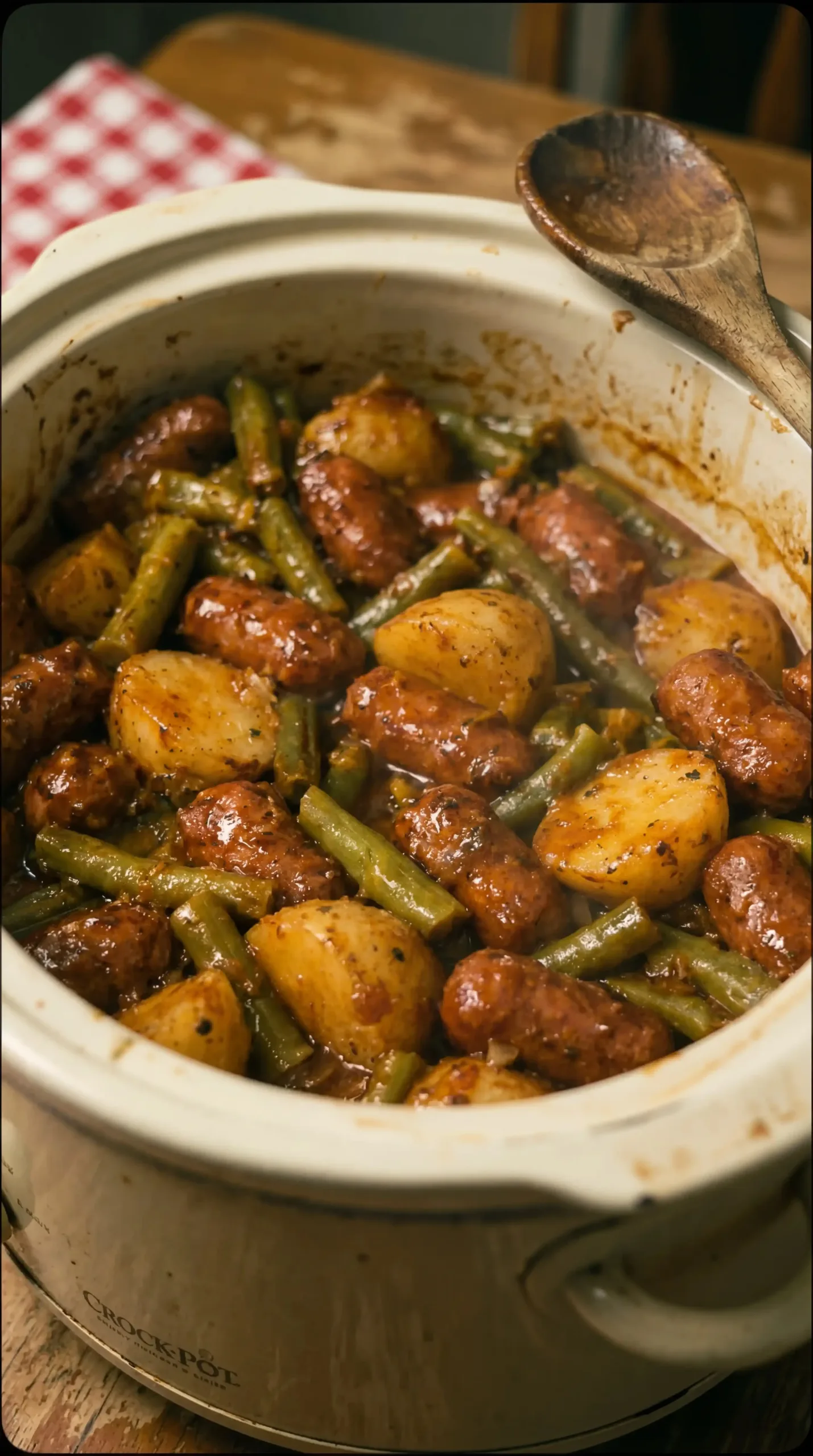 Kielbasa and Vegetables in the Crock Pot