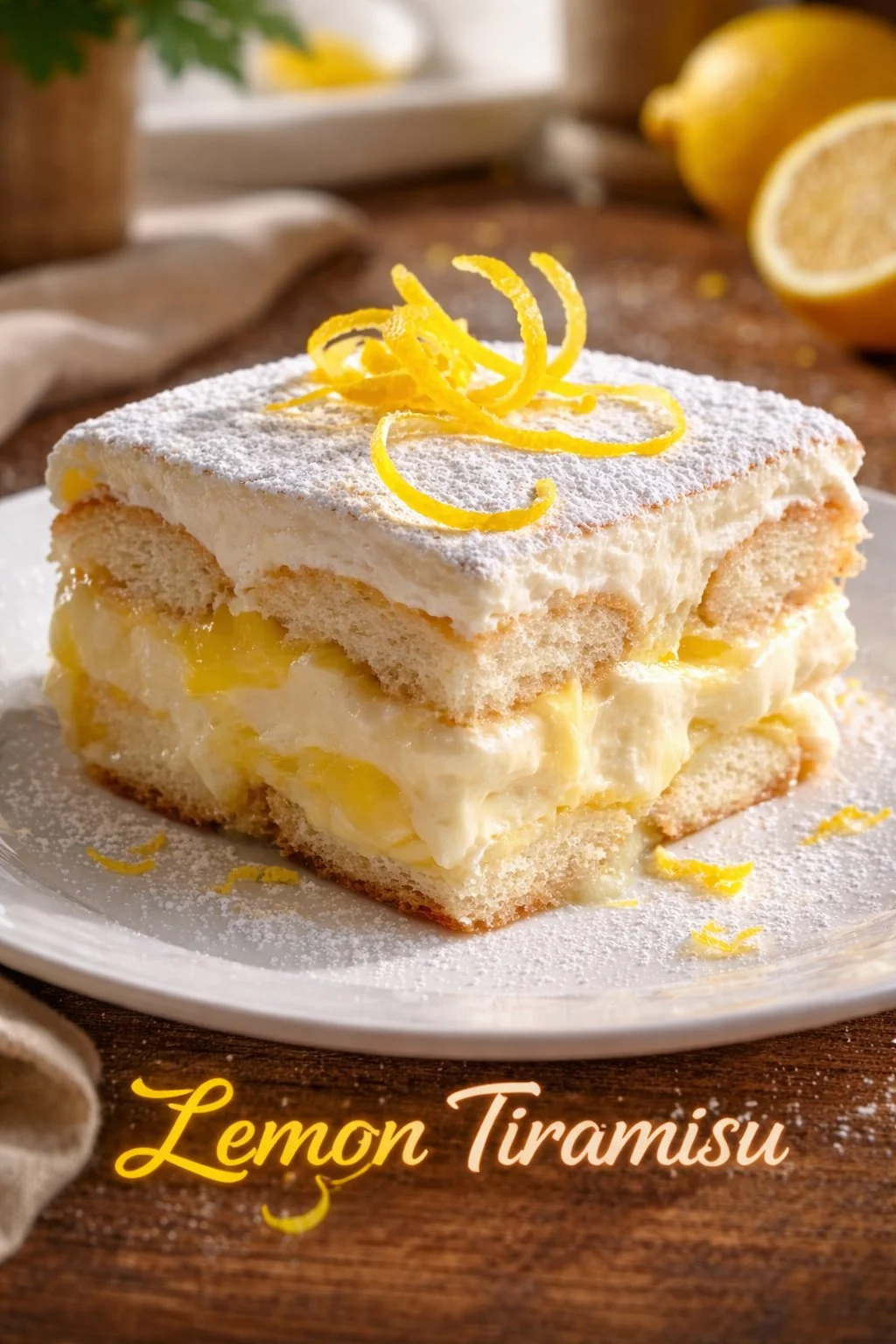 Lemon Tiramisu