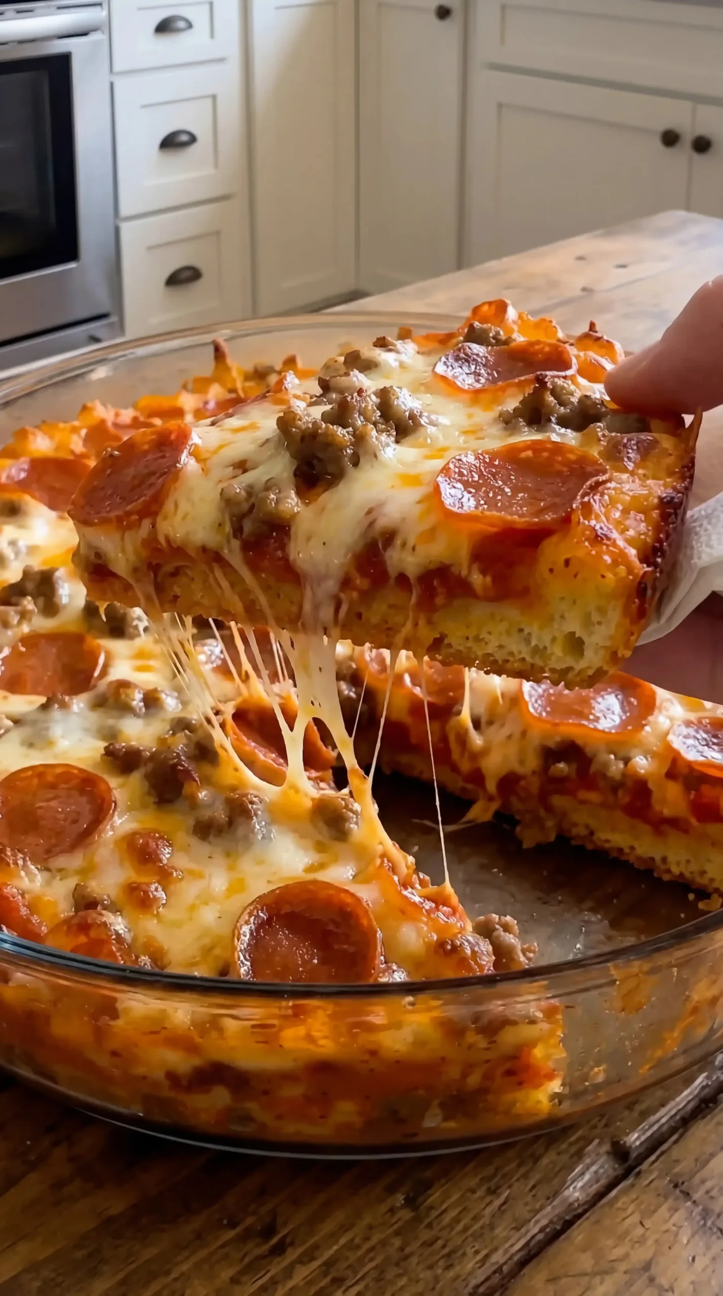 Meat Lovers Pizza Casserole 7 Meat Lovers Pizza Casserole