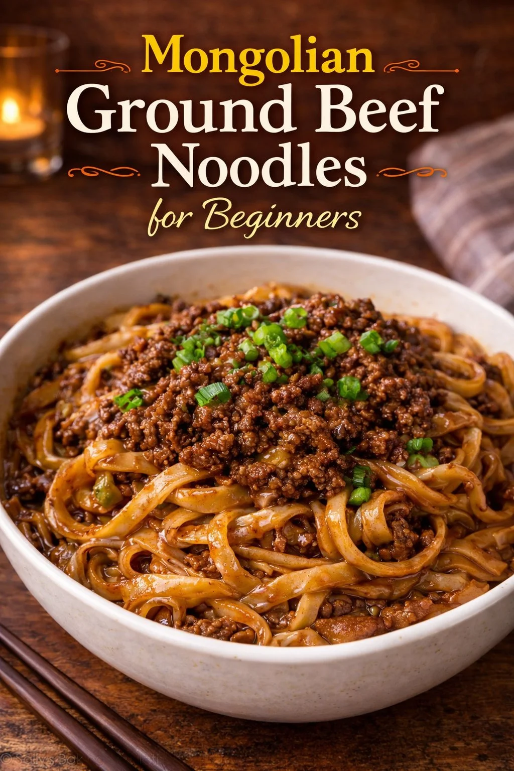 Mongolian Ground Beef Noodles 8 Mongolian Ground Beef Noodles