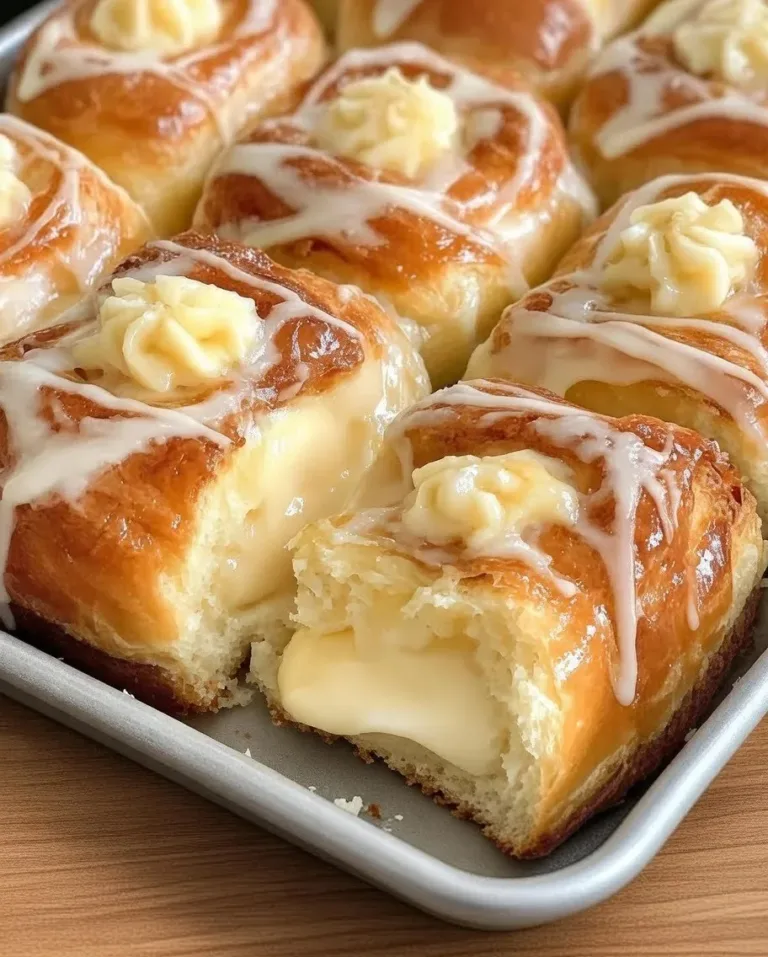 Delicious King’s Hawaiian Cheesecake Danish with creamy filling and golden crust