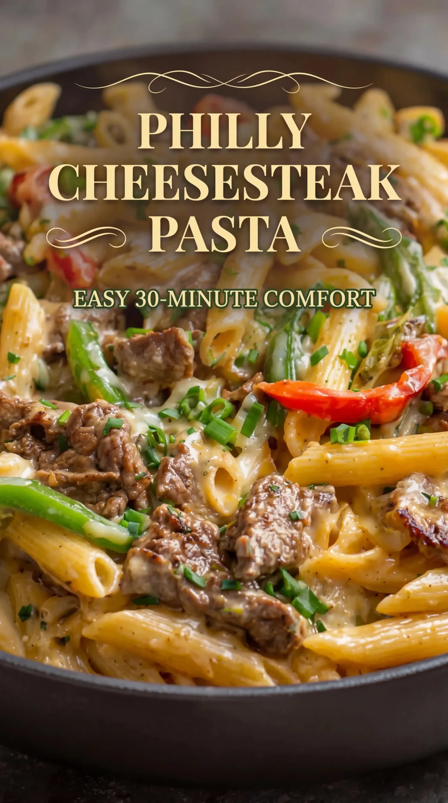 Philly Cheesesteak Pasta 8 Philly Cheesesteak Pasta