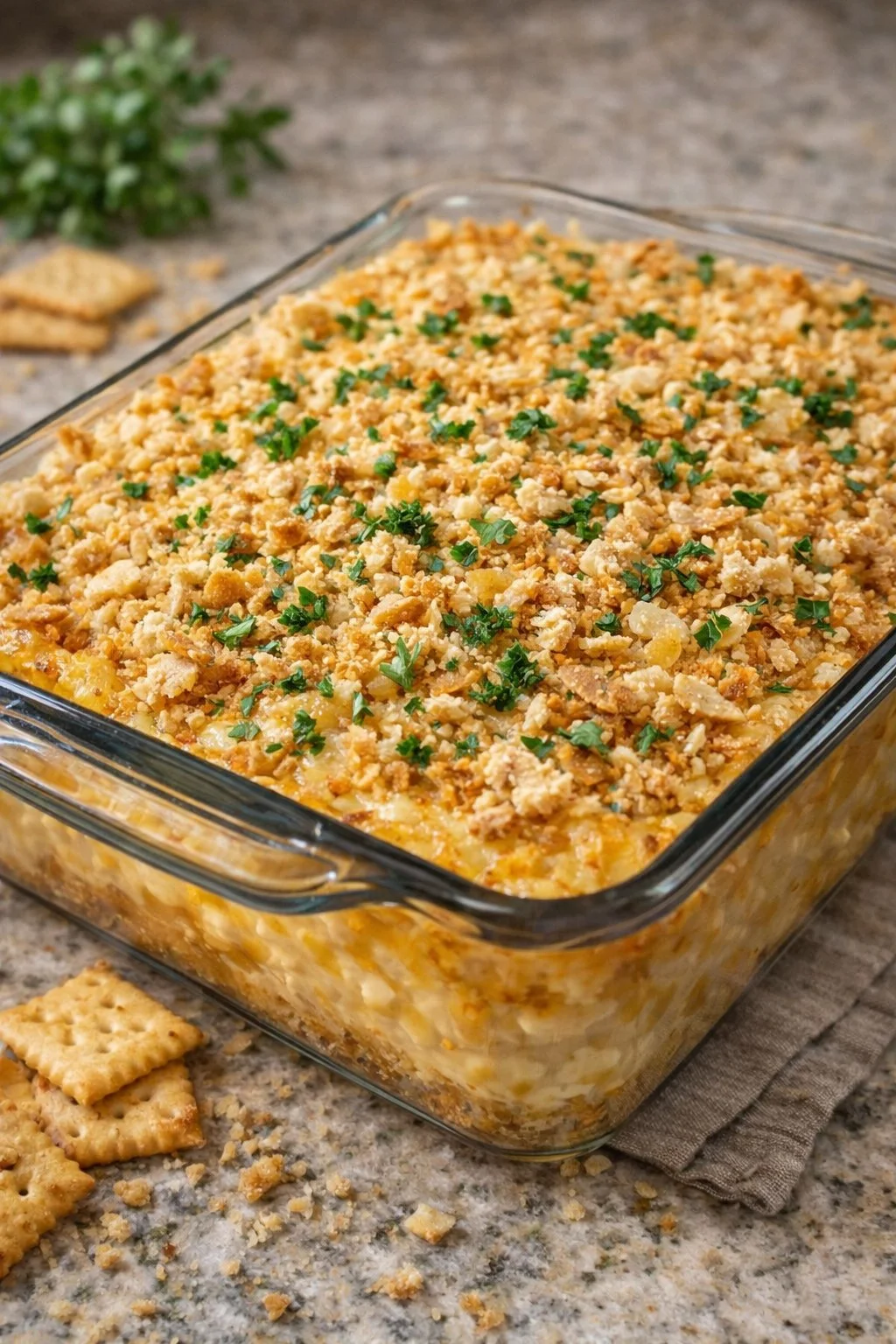 Ritz Cracker Chicken Casserole
