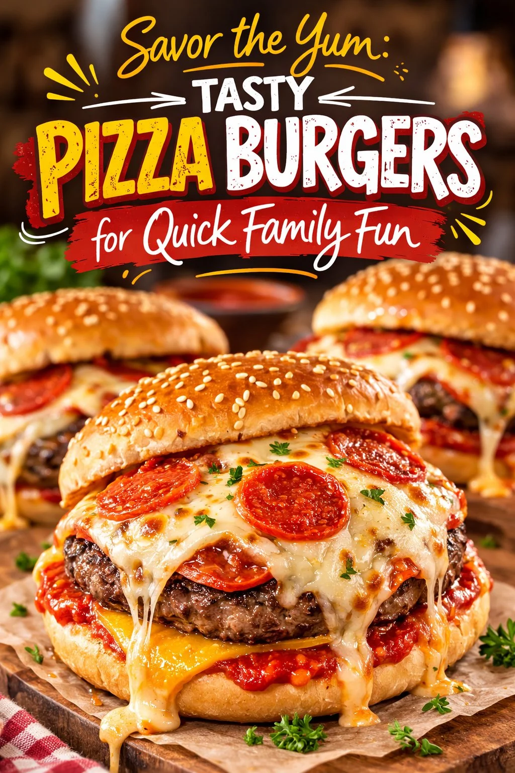 Savor the Yum: Tasty Pizza Burgers for Quick Family Fun 8 Savor the Yum: Tasty Pizza Burgers for Quick Family Fun