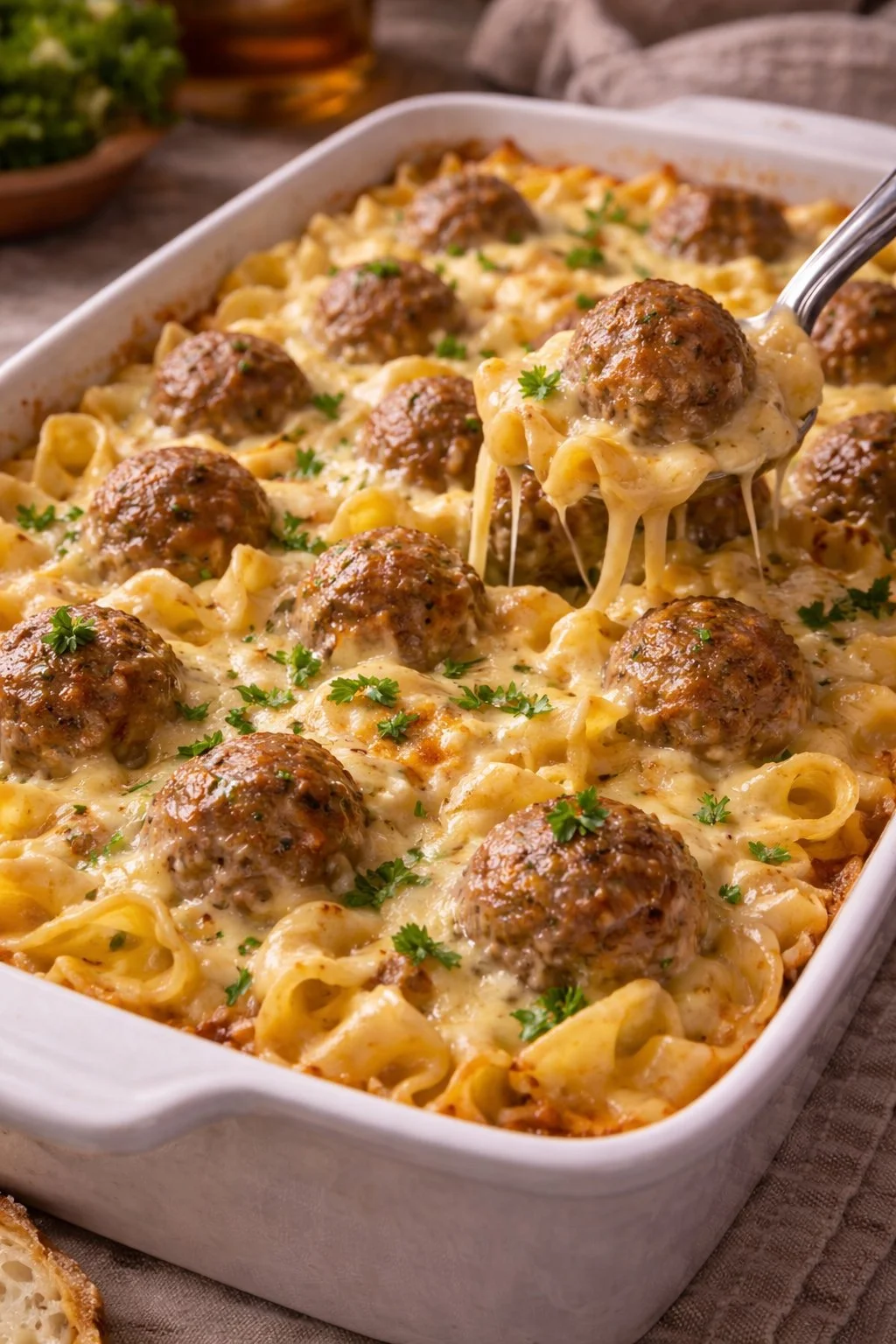 Swedish Meatball Pasta Bake 7 Swedish Meatball Pasta Bake