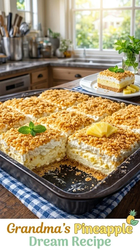 Grandma’s Pineapple Dream Dessert