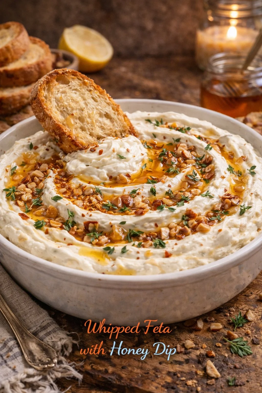 Whipped Feta with Honey Dip